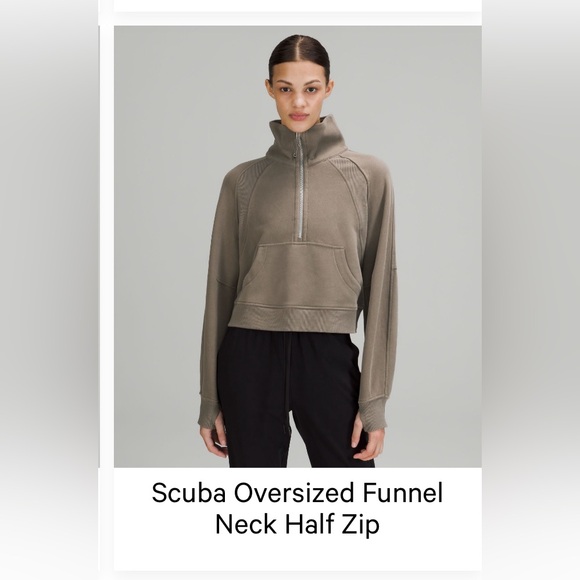 Lululemon Scuba Oversized Half Zip - Picture 1 of 3